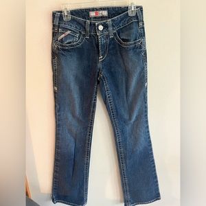 Ariat mid-rise boot work jeans size 27 R